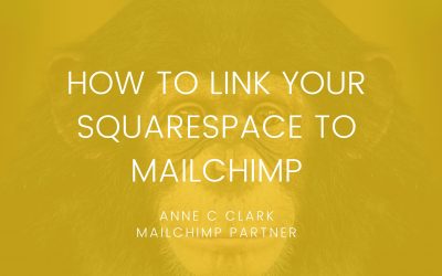 How to link your Squarespace to Mailchimp